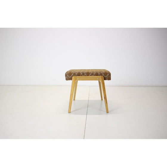 Image 1 of Tabouret en bois Mid Century, années 1966