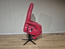 Polsteria Chaise haute - Rouge - Cuir - Design - Electrique