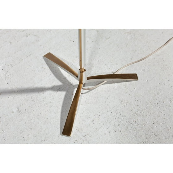 Image 1 of Lampadaire vintage en laiton modèle Micheline par Jt Kalmar pour Kalmar, années 1950