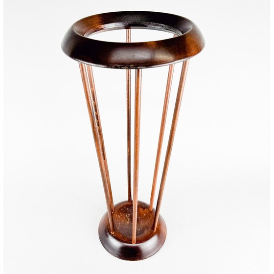 Image 1 of Porte-parapluie vintage en bois Art Déco, 1930