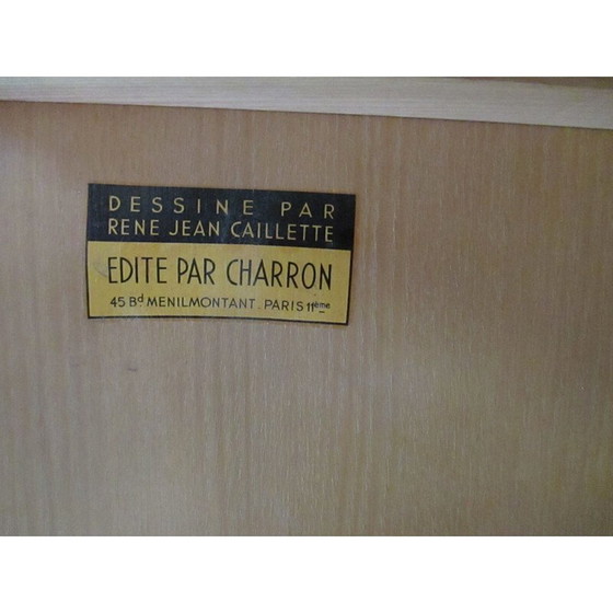 Image 1 of Armoire vintage en frêne de René-Jean Caillette, 1960