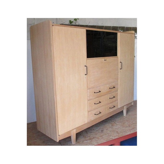 Image 1 of Armoire vintage en frêne de René-Jean Caillette, 1960