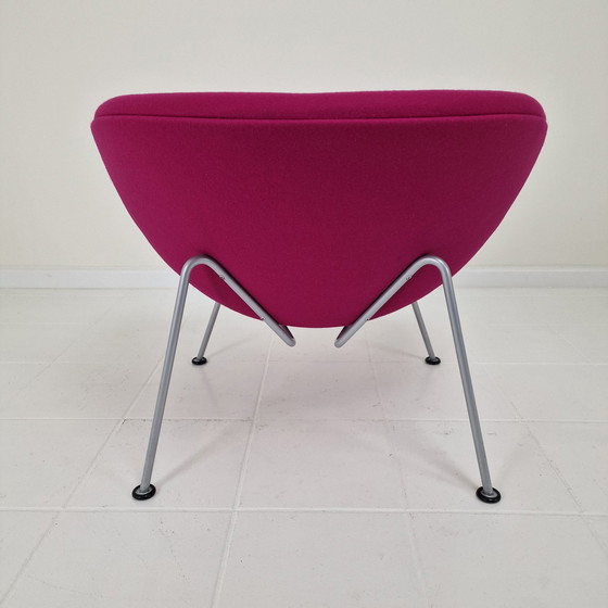 Image 1 of Chaise Orange Slice avec Ottoman par Pierre Paulin pour Artifort, 1990S