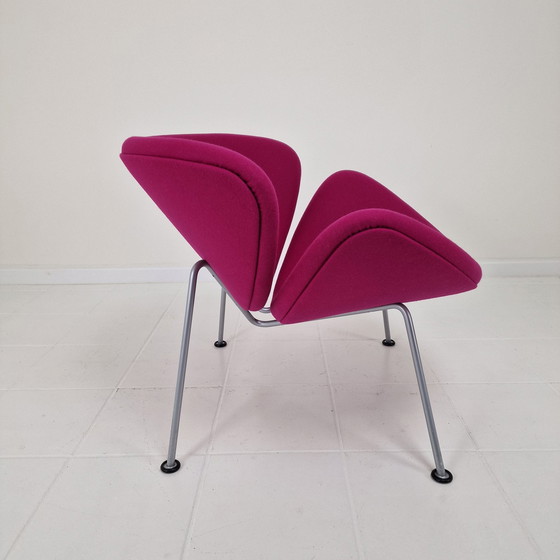 Image 1 of Chaise Orange Slice avec Ottoman par Pierre Paulin pour Artifort, 1990S