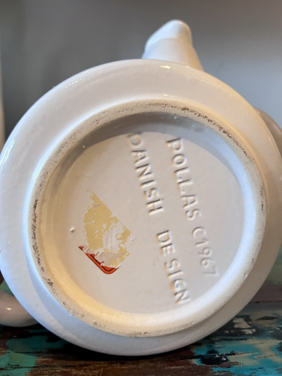 Image 1 of Théière vintage danoise en céramique de Pollas Design