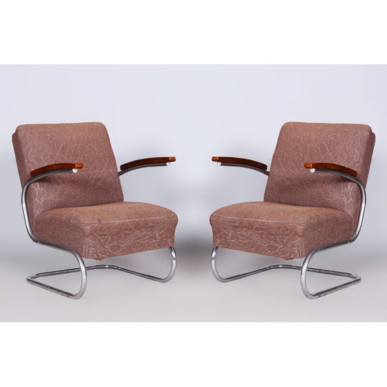 Image 1 of Paire de fauteuils vintage pour Mücke et Melder, Tchécoslovaquie 1930