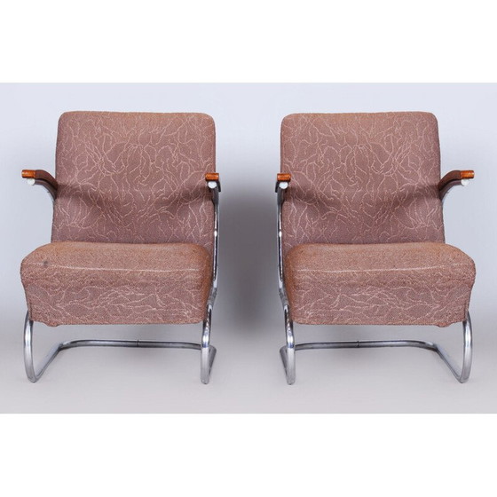 Image 1 of Paire de fauteuils vintage pour Mücke et Melder, Tchécoslovaquie 1930
