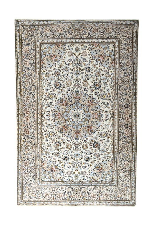 Tapis d'Orient Keshan noué à la main - 305 X 200 cm