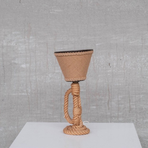 Lampe de table vintage en corde, France 1960 – Other, Textile (photo 3 of 6)