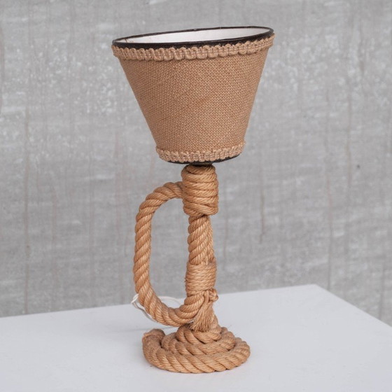 Lampe de table vintage en corde, France 1960 – Other, Textile (photo 5 of 6)