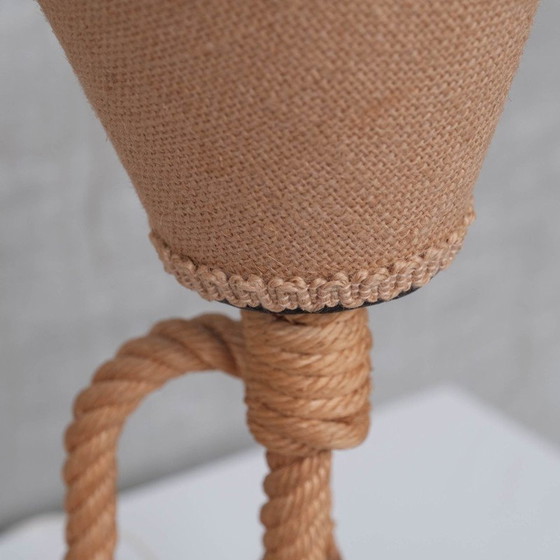 Lampe de table vintage en corde, France 1960 – Other, Textile (photo 6 of 6)