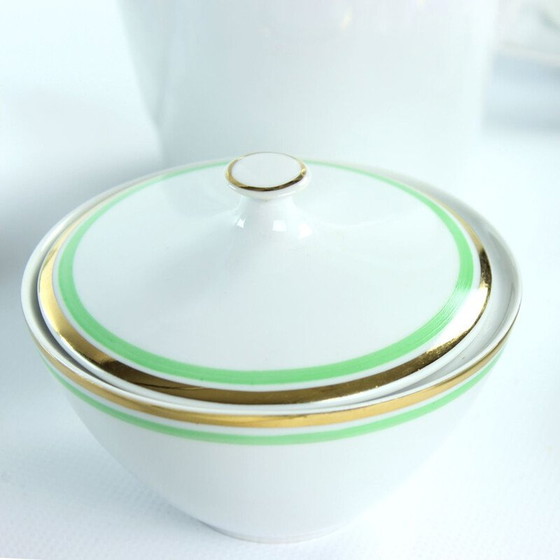 Image 1 of Service à café en porcelaine du milieu du siècle, Tchécoslovaquie 1954