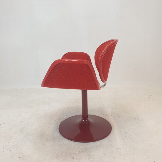 Image 1 of Fauteuil vintage Tulipe en laine rouge par Pierre Paulin pour Artifort, 1960