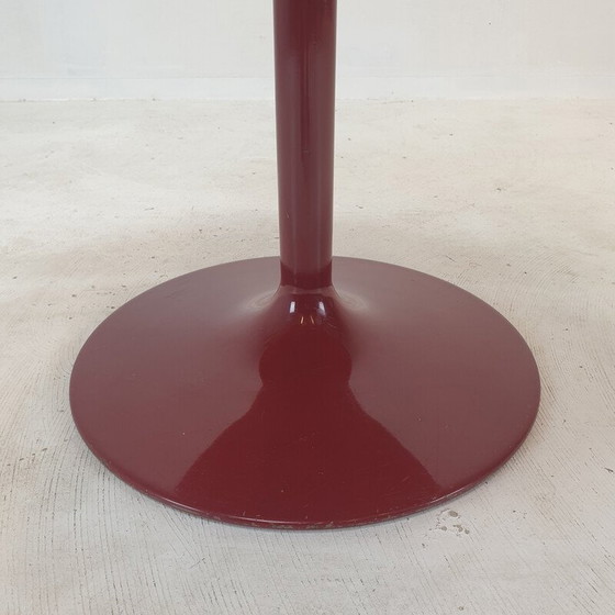 Image 1 of Fauteuil vintage Tulipe en laine rouge par Pierre Paulin pour Artifort, 1960