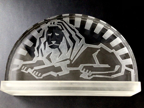 Image 1 of Objet décoratif Pop Art en plexiglas Lion Italie