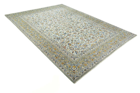Image 1 of Tapis d'Orient Keshan liège noué à la main - 400 X 292 cm