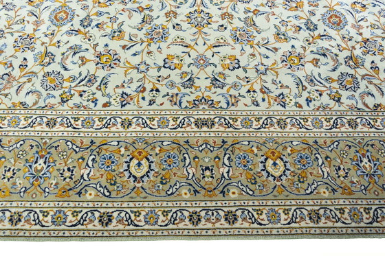 Image 1 of Tapis d'Orient Keshan liège noué à la main - 400 X 292 cm