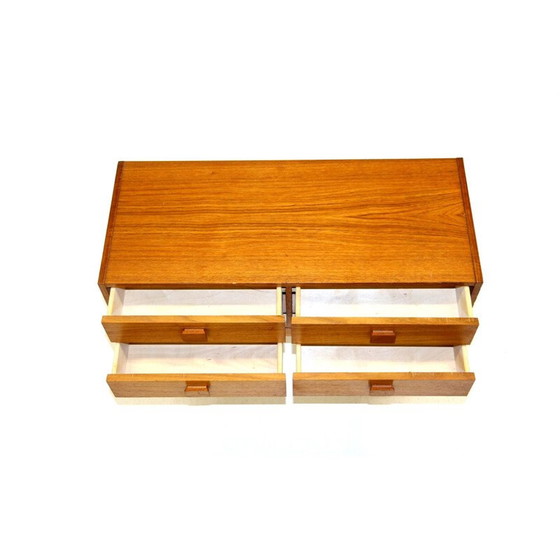 Image 1 of Commode vintage en teck et hêtre, Suède 1960