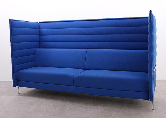 Image 1 of Vitra Alcove Bench Blue