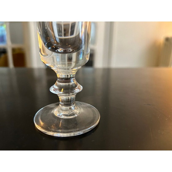 Image 1 of Ensemble de 9 verres à pied vintage, 1950