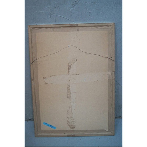 Image 1 of Lithographie vintage surréaliste de Ragnar Wollschläger, 1973