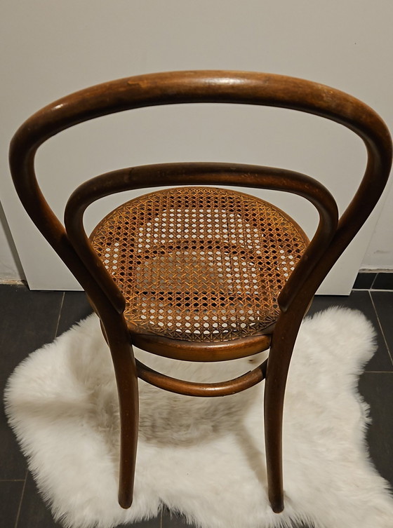 Image 1 of Chaise de bistrot originale Thonet n° 14 - avec cachet