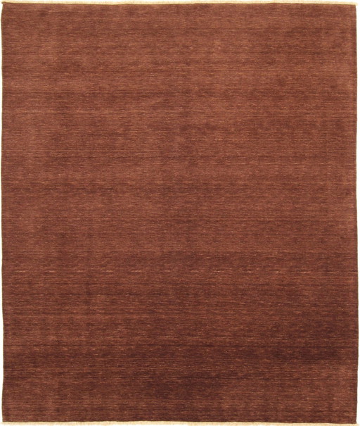 Tapis moderne Gabbeh Loom Unicolore noué à la main 297 X 247 cm Nouveau tapis