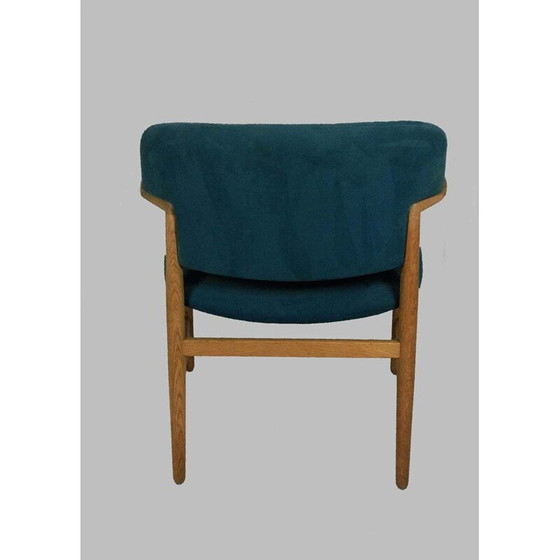 Image 1 of Chaise de bureau vintage en chêne par Ejner Larsen et Axel Bender Madsen pour Fritz Hansen 1955