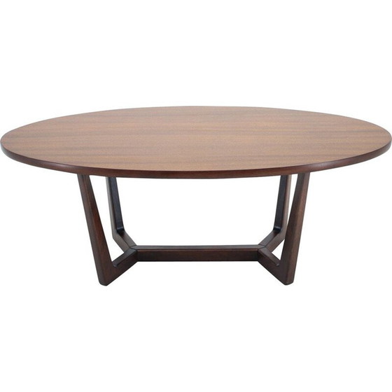 Image 1 of Table de conférence vintage en chêne par Dřevotvar, Tchécoslovaquie 1960