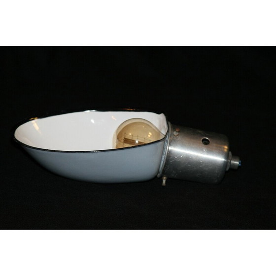 Image 1 of Lampe de scène vintage en métal blanc, Pologne 1960