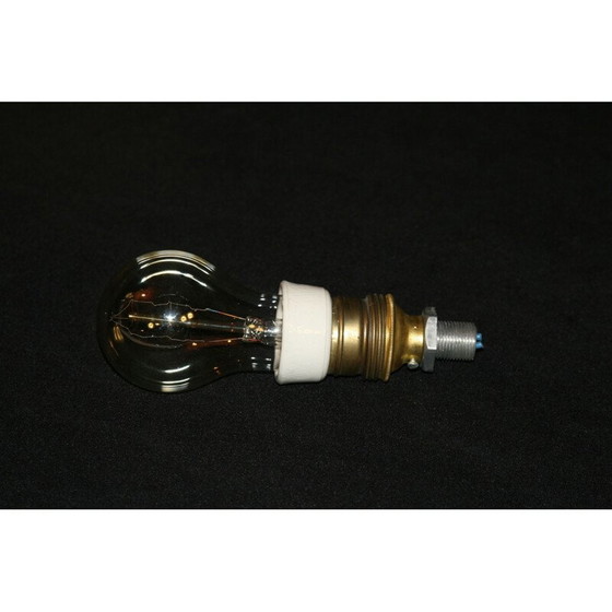 Image 1 of Lampe de scène vintage en métal blanc, Pologne 1960