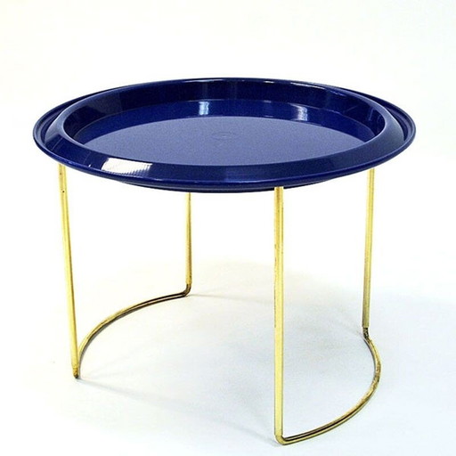 Table ronde vintage de Hermann Bongard, Norvège, années 1960