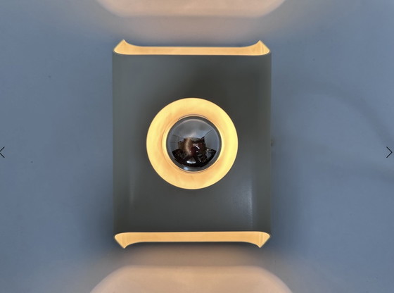 Image 1 of Ensemble : Lampe murale de l'ère spatiale allemande du Mid Century par Klaus Hempel pour Kaiser Leuchten, années 1960