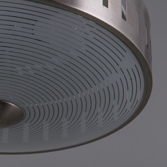 Image 1 of Suspension de lanterne vintage, tchèque 1960