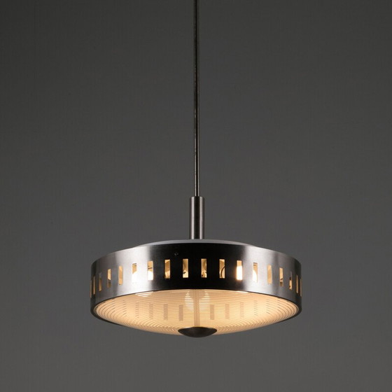 Image 1 of Suspension de lanterne vintage, tchèque 1960