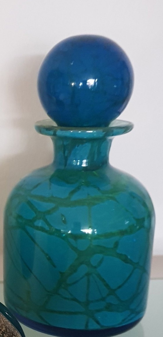 Image 1 of 3X Vase et Carafe par Michael Harris pour Mdina