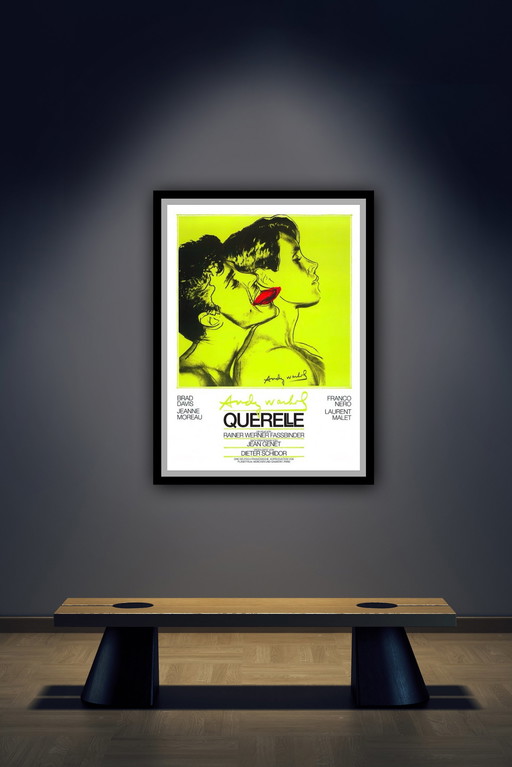 Andy Warhol Giclée Art Print : "Querelle - Dernier film de Fassbinder". Grand format.