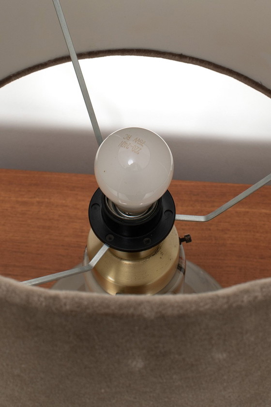 Image 1 of Lampe de table en verre Putzler