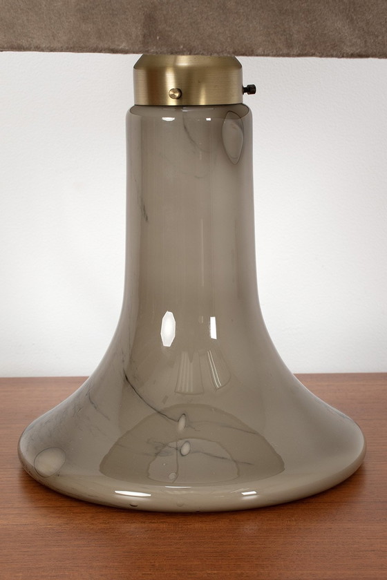 Image 1 of Lampe de table en verre Putzler