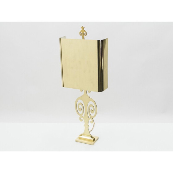 Image 1 of Lampe vintage en laiton pour Maison Charles, 1970