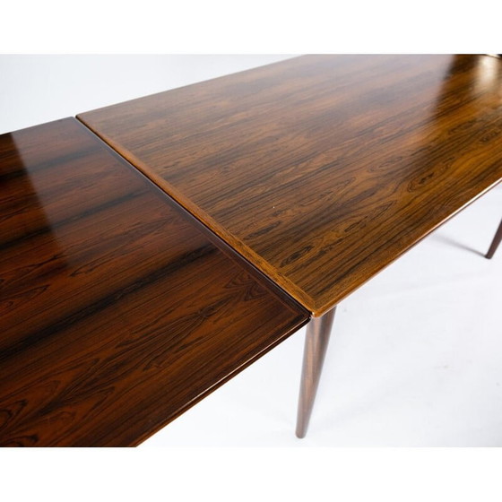 Image 1 of Table vintage en bois de rose avec rallonges par Arne Vodder, 1960