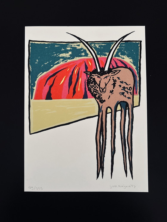 Image 1 of Sérigraphie Jacques Grégoire