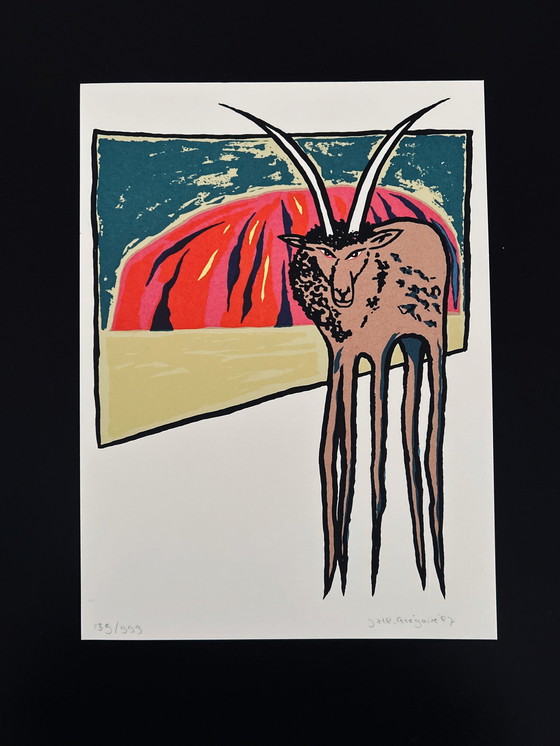 Image 1 of Sérigraphie Jacques Grégoire