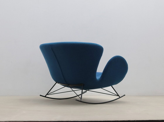 Image 1 of Fauteuil À Bascule Bleu