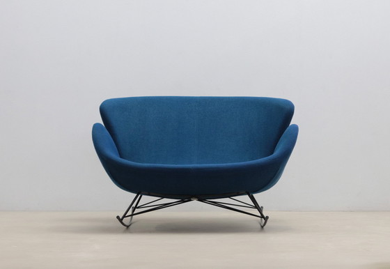 Image 1 of Fauteuil À Bascule Bleu