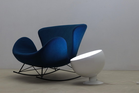 Image 1 of Fauteuil À Bascule Bleu