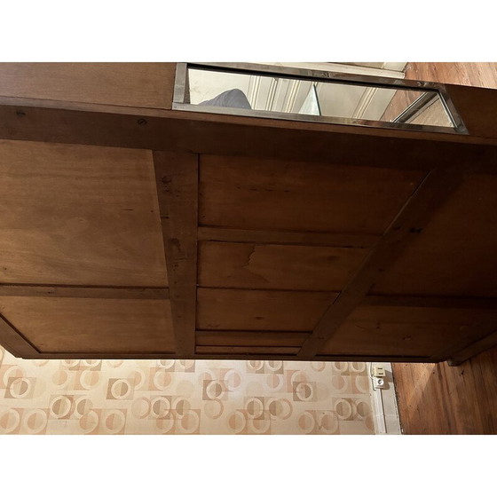 Image 1 of Vitrine Vintage Art Déco avec placard au-dessus et au-dessous