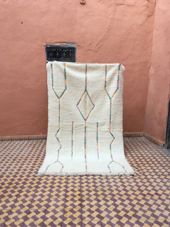 Image 1 of Tapis Beni Ouarain Berbère Marocain 248 X 150 Cm