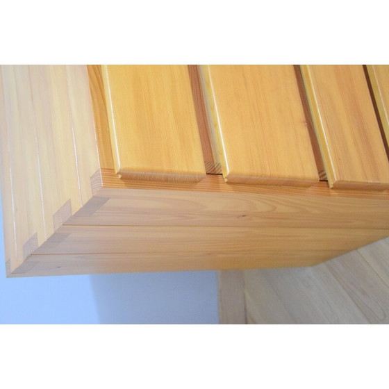 Image 1 of Commode vintage "Savoie" en bois massif par Regain - années 1980