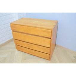 Commode vintage "Savoie" en bois massif par Regain - années 1980